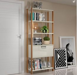 ESTANTE-TORRE-COM-1-PORTA-BASCULANTE-OFF-WHITE-E-FREIJO