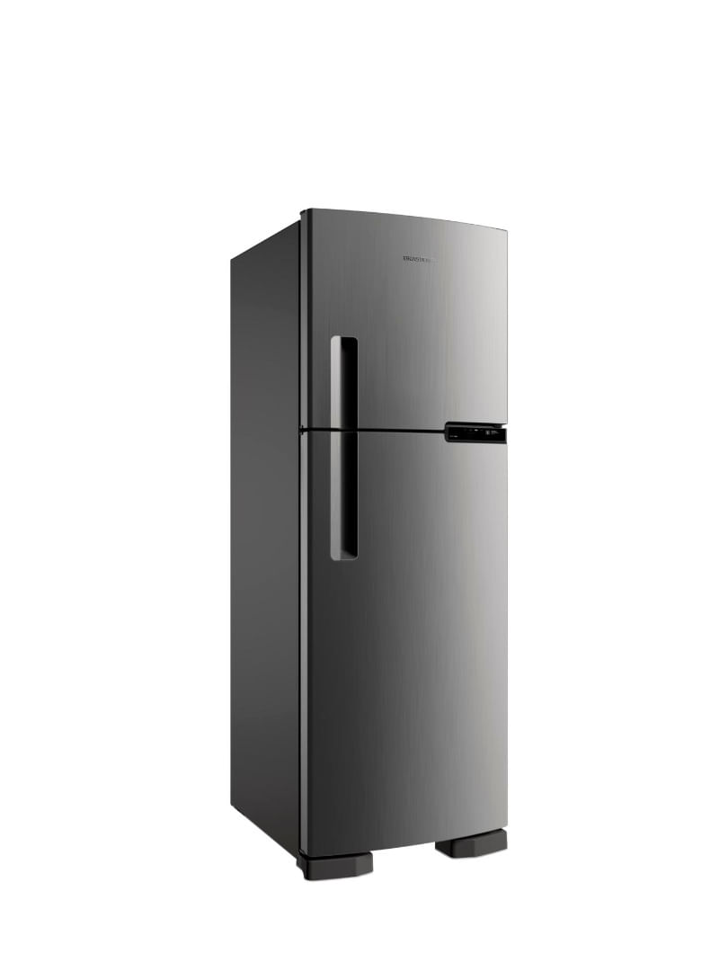 Refrigerador 375 Litros Brastemp Inox Frost Free Duplex BRM44HKANA