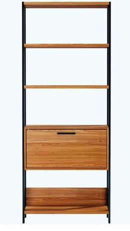 ESTANTE-TORRE-COM-1-PORTA-BASCULANTE-FREIJO-E-PRETO-FOSCO