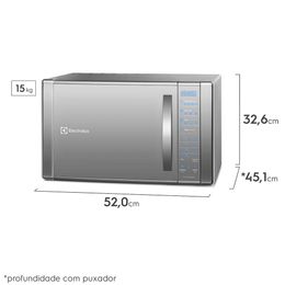 Microondas-Electrolux-Prata-ME41X