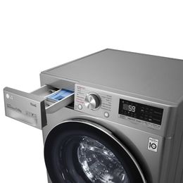 Lava-e-Seca-Smart-LG-VC4-13kg-Aco-Escovado-com-Inteligencia-Artificial-AIDD¿---CV5013EC4---Motor-Inverter---110-V