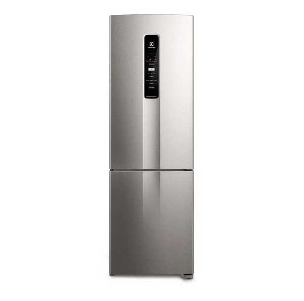 Refrigerador Electrolux Inverse Inverter Frost Free Bottom Freezer 400 Litros IB45S Platinum