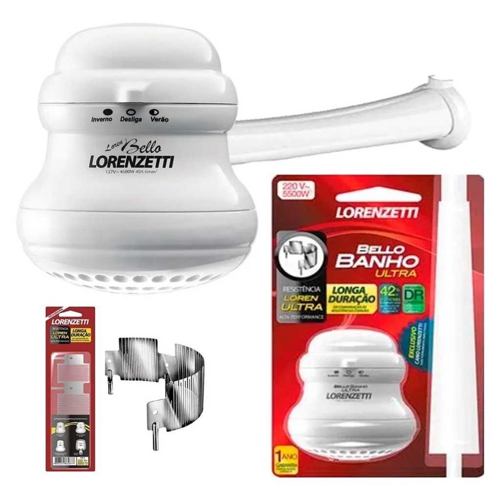 Chuveiro-Loren-Bello-Branco-Cano-220v-4600w