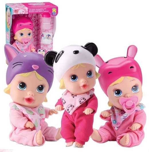 Boneca Bebe Little Dolls Alive Soninho Faz Xixi 8019 Divertoys Grupo Formosa