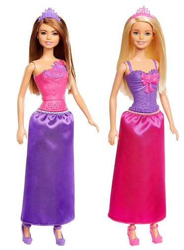 Boneca Barbie - Princesa Básica Loira Ggj94
