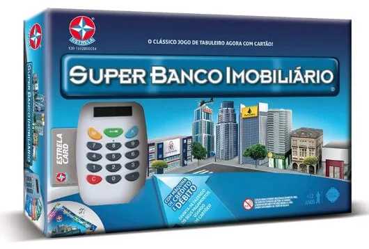Jogo De Tabuleiro Super Banco Imobiliario Estrela C 469