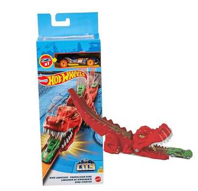 Lançador Hot Wheels City Dinossauro T-Rex Mattel Gvf41