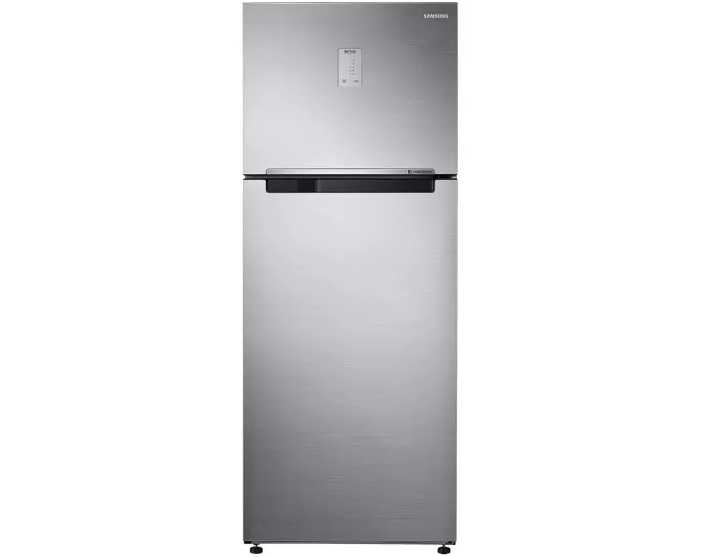 Geladeira Samsung Evolution RT43 com POWERvolt Inverter Duplex 440L Inox Look