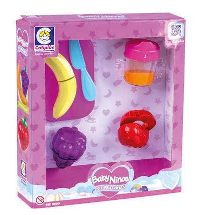 Brinquedo Pink Baby Ninos Kit Frutinhas - Cotiplás Original