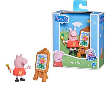 Mini Figura - Peppa Pig - Zoe Zebra - 12 cm - Hasbro