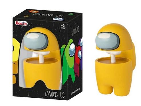 Boneco-Among-Us-em-Vinil-10cm-Figura-Amarelo