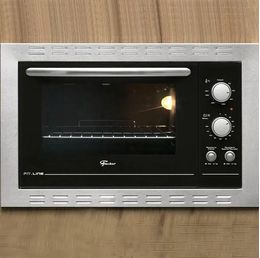 Forno-Eletrico-Fischer-Fit-Line-Embutir-44L-Inox
