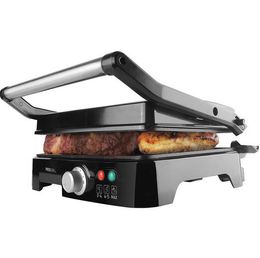 Grill-Asteria-Mallory-Chapa-Dupla-Preto-Inox-127V