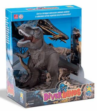 Diver Dinos Tiranossauro Rex - 8193 - Divertoys