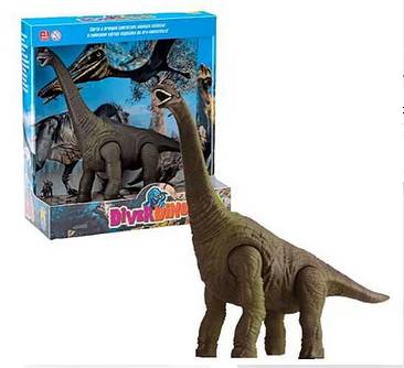 Dinossauro Diver Dinos Braquiossauro Articulado - 8194 - Divertoys