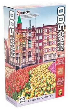 Quebra-Cabeça 500 Peças Flores em Amsterda