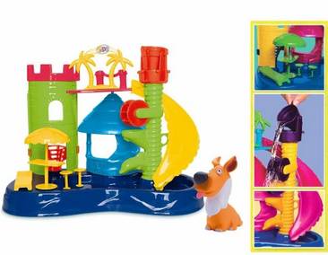 Conjunto e Figura - Pet Splash - Parque Aquático - Samba Toys
