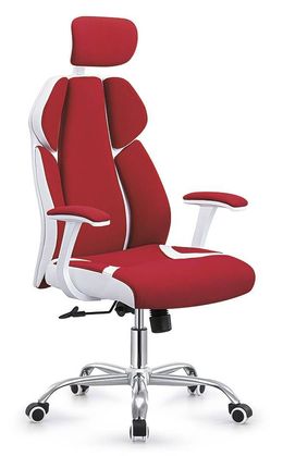 CADEIRA-ESCRITORIO-VERMELHO-BRANCO-YH-907