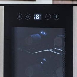 Adega-de-Vinhos-12-Garrafas-Bivolt-com-Acabamento-em-Aluminino-Escovado-ACB12