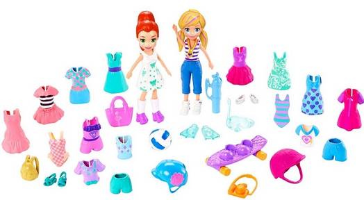 Polly-Pocket-Kit-Grande-Moda-Esportiva-Gdm18---Mattel