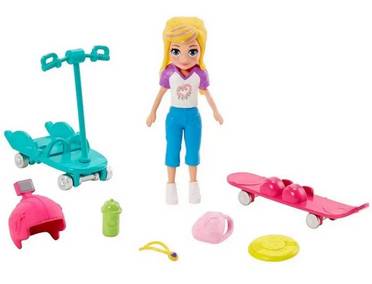 Boneca Polly Pocket Stand de Sorvetes da Lila 4+GDM10 Mattel