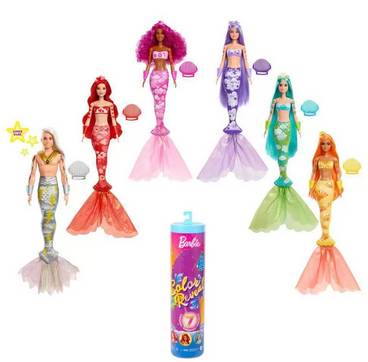 Boneca-Barbie-Tubo-Surpresa-Color-Reveal-9-Sereia-Arco-iris