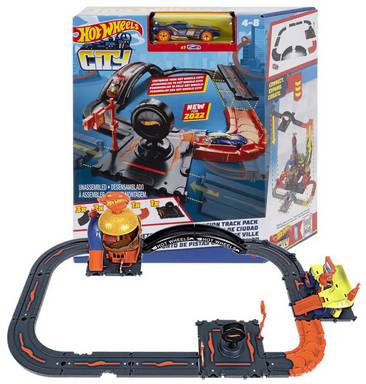 Pista Hotwheels com Carrinho Conjunto de Expansão Linha City - Mattel