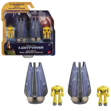 Disney Pixar Lightyear Hyperspeed Series Pods & Mini Zyclops