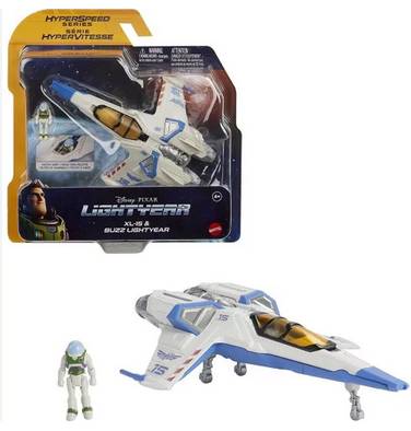 Disney-Pixar-Lightyear-Hyperspeed-Series-XL-15-Spaceship---Buzz-Lightyear-Figure