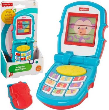 Fisher-Price Celular Infantil Bebê Com Flip Musical Mattel