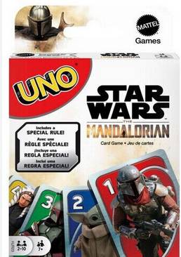 WB Mattel Games-Uno Star Wars Mandalorianos
