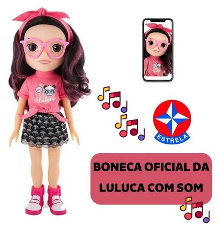Boneca Luluca Youtuber Com Som Fala E Canta Estrela