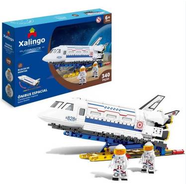 Brinquedo para Montar Onibus Espacial 342PCS - Xalingo