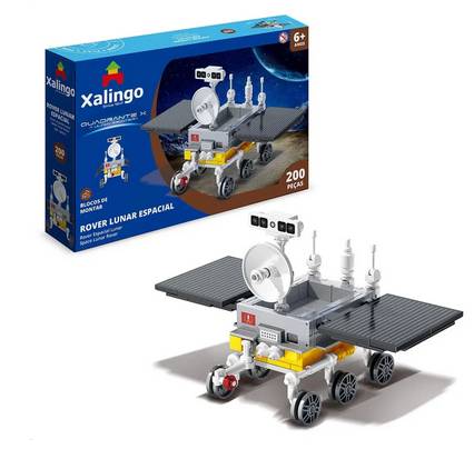 Brinquedo De Encaixe Quadrante X Rover Lunar Espacial 200 Peças