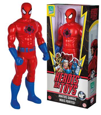 Boneco Homem Aracniano Super Herói Aranha Vingador Brinquedo - Super Toys