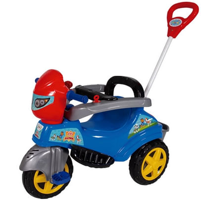 Carrinho-de-Passeio-Pedal-Maral-Triciclo-Baby-City-M-Patrol