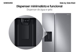 REFRIGERADOR-Side-by-Side-Samsung-RS60-com-All-Around-Cooling¿-e-SpaceMax¿-602L-Inox-Look--127V-