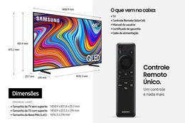 Smart-TV-65--Samsung-QLED-4K-Q60C-2023-Modo-Game-Som-em-Movimento-Tela-sem-limites-Design-slim-Visual-livre-de-cabos-Alexa-built-in