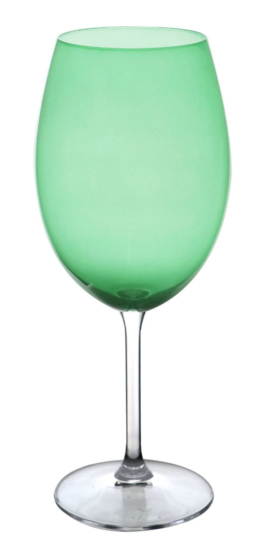 Taca para bordeaux Gastro em cristal ecologico 580ml A23cm cor verde limao