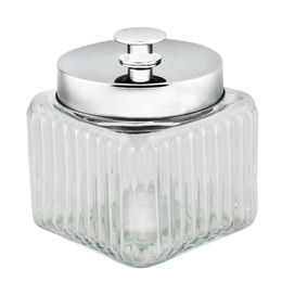Porta-Mantimento-com-Tampa-Lyor-Vegas-de-Vidro-e-Metal-800ml