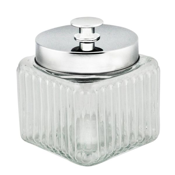Porta-Mantimento-com-Tampa-Lyor-Vegas-de-Vidro-e-Metal-800ml
