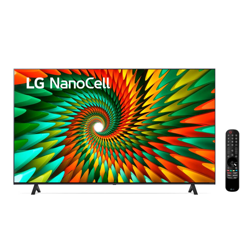 Smart TV 55´ 4K LG NanoCell 55NANO77SRA Bluetooth ThinQ AI Alexa Google assistente Airplay 3 HDMI
