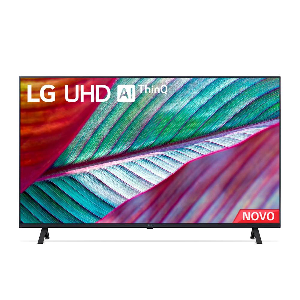 Smart TV 43´ 4K LG UHD ThinQ AI 43UR7800PSA HDR Bluetooth Alexa Google Assistente Airplay2 3 HDMI