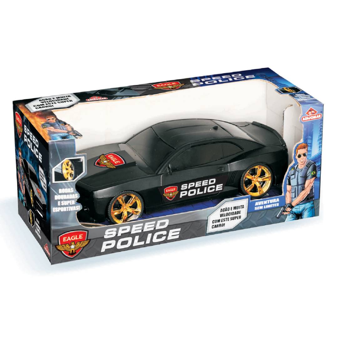 Carrinho-De-Brinquedo-Carro-Policia-Federal-Speed-Police