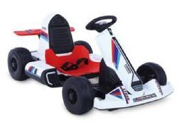 Kart-Eletrico-Infantil-com-Controle---Branco---12V---Bandeirante