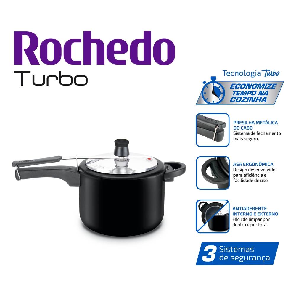 Panela-de-Pressao-Rochedo-Turbo-Revestida-Preta-4-5L-Fechamento-Interno