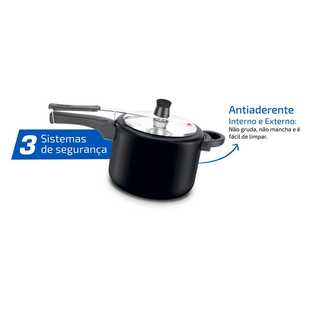 Panela-de-Pressao-Rochedo-Turbo-Revestida-Preta-4-5L-Fechamento-Interno