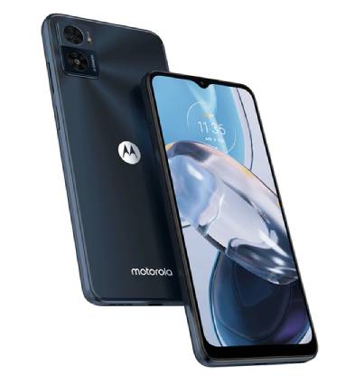 Smartphone Motorola Moto E22 XT2239-10,128GB, Android 12 Preto