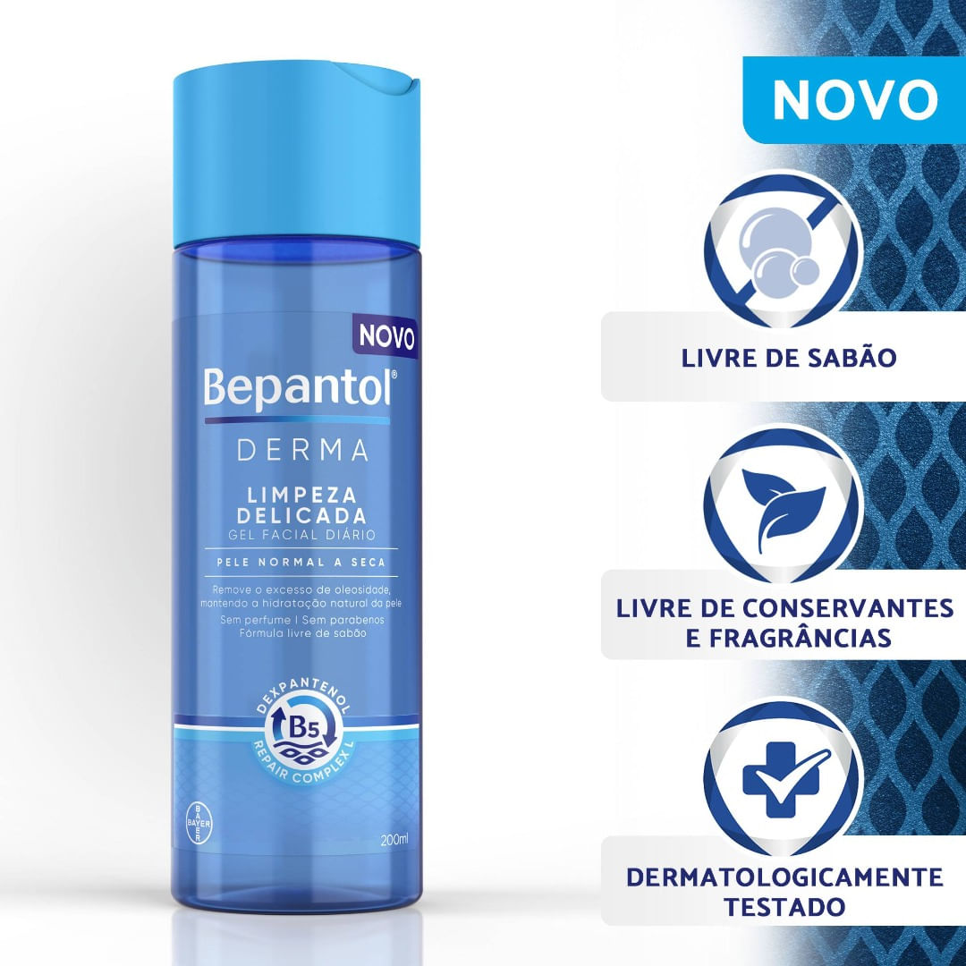 Bepantol-Derma-Limpeza-Delicada-Gel-Facial-Diario-200-ml-Pele-Normal-a-Seca