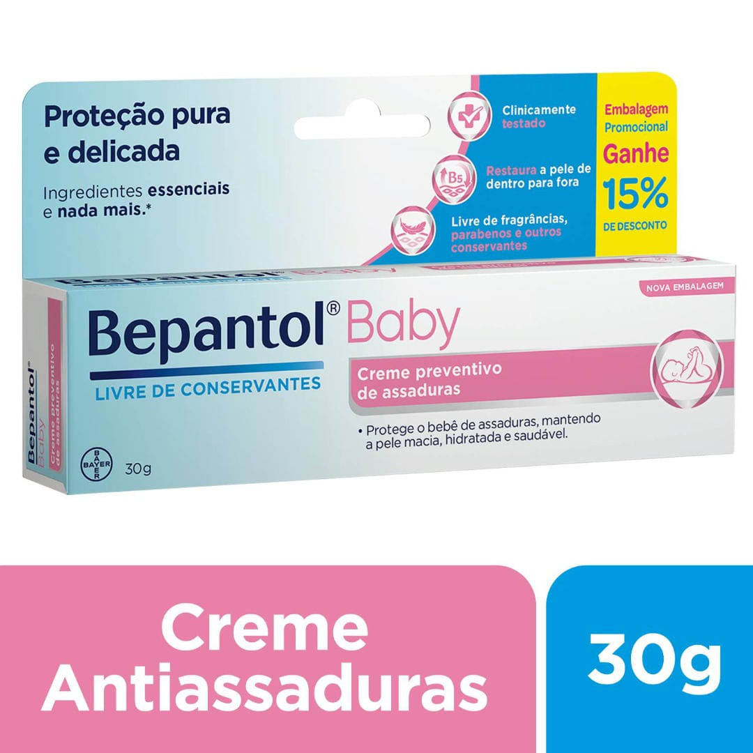 Bepantol Baby Creme 30g com 15% de Desconto